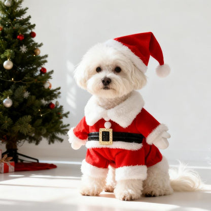 Santajoy- 3D Christmas Santa Pets Costume (Dogs & Cats ) – Instant Christmas Magic Outfits