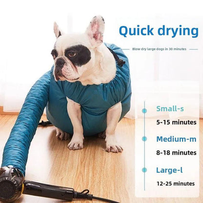 Pet Coat Quick Drying Bag for Small Pets Portable Hands-Free Grooming Solution Absorb Moisture Dry Fast Low Noise Puff Fluff Ideal for Baths