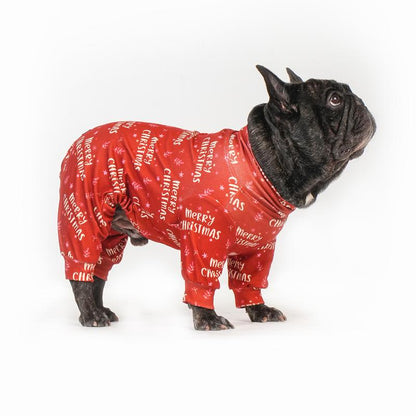 Christmas Dog Pajama, Funny Christmas Dog Costume, Christmas Puppy Pajama, Christmas Puppy Clothes, Puppy Christmas Gift, Dog Clothes, All over Print-Christmas Pattern, S-6XL Warm Winter Dog Pajamas Set Cute Snowman Dog Pajamas Christmas Shirt