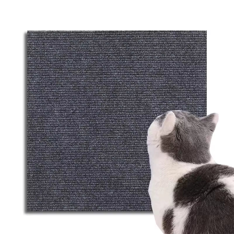 Trimmable Self-Adhesive Cat Scratch Mat – Protect Your Furniture and Walls from Scratching with This Easy-To-Use Solution