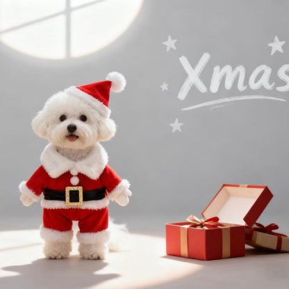 Santajoy- 3D Christmas Santa Pets Costume (Dogs & Cats ) – Instant Christmas Magic Outfits