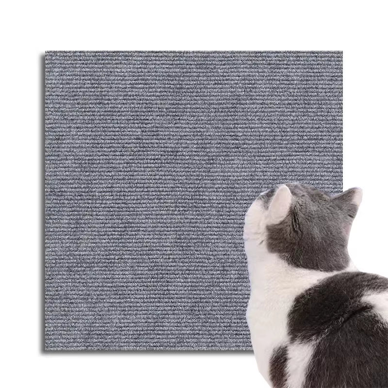 Trimmable Self-Adhesive Cat Scratch Mat – Protect Your Furniture and Walls from Scratching with This Easy-To-Use Solution